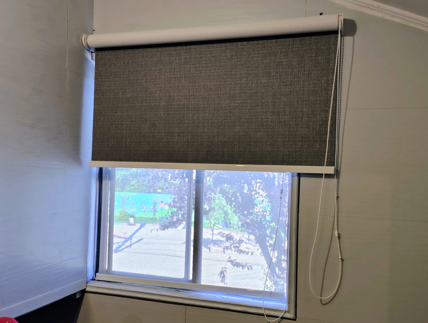 Roller Blackout gris texturizados